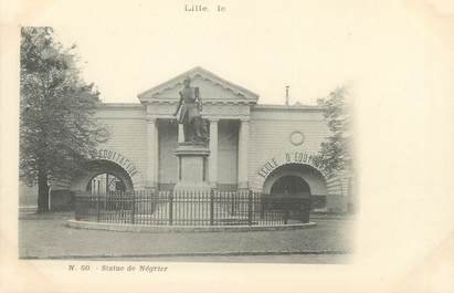 / CPA FRANCE 59 "Lille, Statue de Négrier"