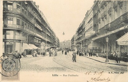 / CPA FRANCE 59 "Lille, rue Faidherbe"