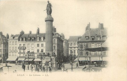 / CPA FRANCE 59 "Lille, la Colonne"