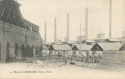 / CPA FRANCE 81 "Mines de Carmaux, usine à Coke"