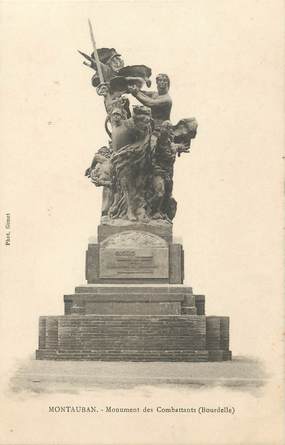 / CPA FRANCE 82 "Montauban, monument des Combattants"