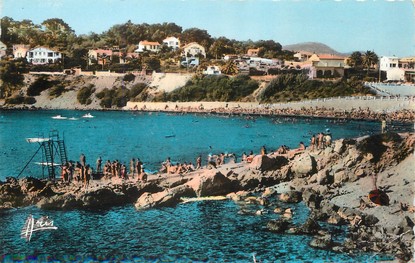 / CPSM FRANCE 83 "Sanary, plage de Port Issol"