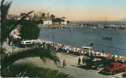 / CPSM FRANCE 83 "Sainte Maxime sur Mer, la promenade et la plage"