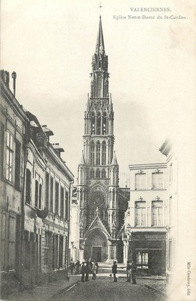 / CPA FRANCE 59 "Valenciennes, église Notre Dame du Saint Cordon"