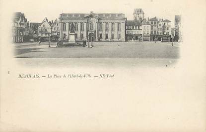 / CPA FRANCE 60 "Beauvais, la place de l'hôtel de ville "