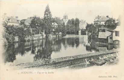 / CPA FRANCE 61 "Alençon, vue sur la Sarthe "