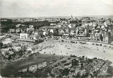 / CPSM FRANCE 44 "Le Croisic, plage du Port Lin et l'hôtel de l'Océan"