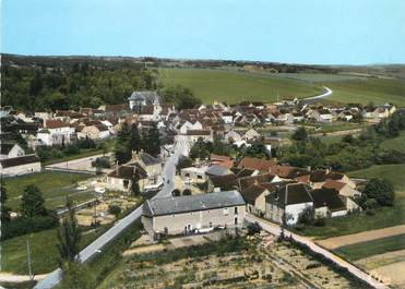 / CPSM FRANCE 89 "Val de Mercy, vue générale aérienne"