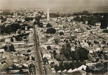 / CPSM FRANCE 89 "Fontenay Le Comte, vue aérienne"