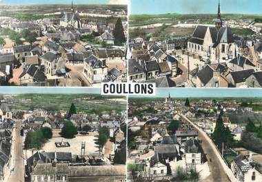 / CPSM FRANCE 45 "Coullons, vue générale"