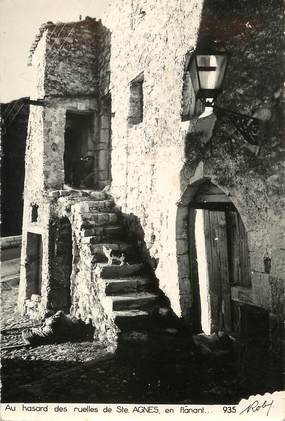 / CPSM FRANCE 06 "Sainte Agnès, ruelles"