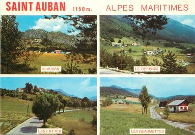 / CPSM FRANCE 06 "Saint Auban, le village et ses quartiers"