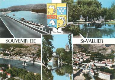 / CPSM FRANCE 26 "Souvenir de Saint Vallier "