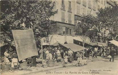 CPA FRANCE 83 "Toulon, Le Marché du Cours Lafayette"