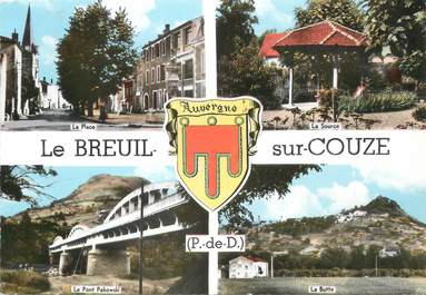 / CPSM FRANCE 63 "Le Breuil sur Couze"