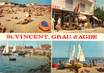 / CPSM FRANCE 34 "Saint Vincent Grau d'Agde"