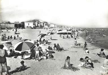 / CPSM FRANCE 34 "Carnon plage, la plage à l'heure du bain"