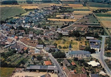 / CPSM FRANCE 36 "Argy, vue générale aérienne"