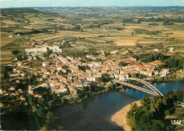 / CPSM FRANCE 47 "Castelmoron, vue générale et les bords du lot"