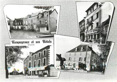 / CPSM FRANCE 12 "Rieupeyroux et ses hôtels "
