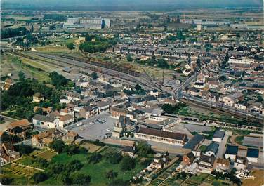 / CPSM FRANCE 62 "Molinghem, Berguette Isbergues, vue générale aérienne"