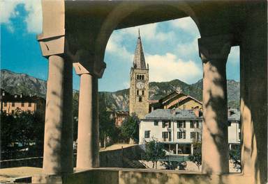 / CPSM FRANCE 06 "Saint Etienne de Tinée, le clocher de l'église"