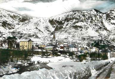 / CPSM FRANCE 06 "Saint Etienne de Tinée, le village sous la neige"