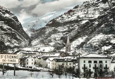 / CPSM FRANCE 06 "Saint Etienne de Tinée, vue générale en hiver "