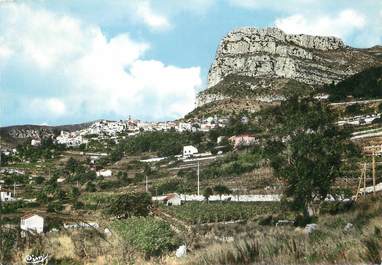 / CPSM FRANCE 06 "Saint Jeannet, vue générale et le Baou "