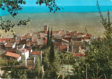 / CPSM FRANCE 06 "Saint Jeannet, vue panoramique vers la mer"