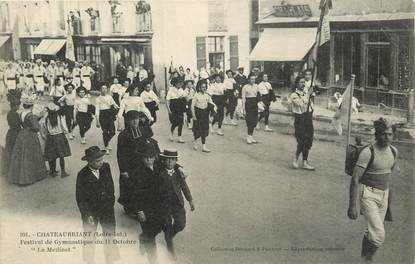 CPA FRANCE 44 "Chateaubriant, festival de gymnastique"