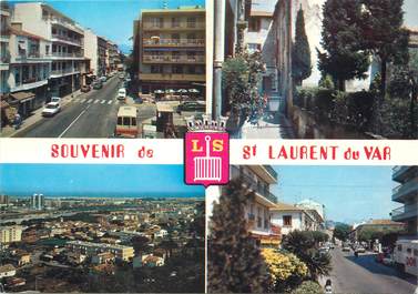 / CPSM FRANCE 06 " Souvenir de Saint Laurent du Var "