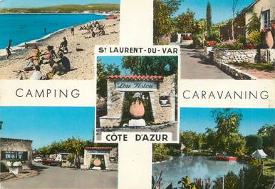 / CPSM FRANCE 06 "Saint Laurent du Var" / CAMPING CARAVANING 