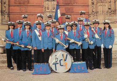 / CPSM FRANCE 38 "Tambours et Clairons de Vienne" / FANFARE