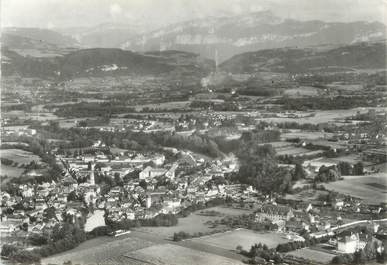 / CPSM FRANCE 38 "Pont de Beauvoisin, vue générale aérienne"