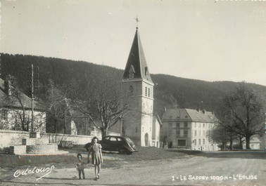 / CPSM FRANCE 38 "Le Sappey, l'église"