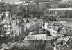 / CPSM FRANCE 38 "Morestel, vue aérienne, l'église et son quartier"