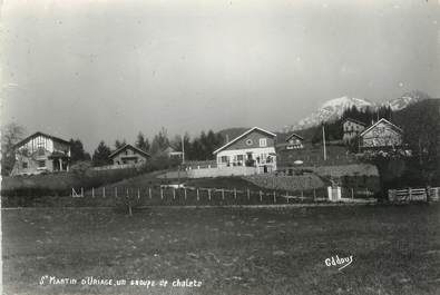 / CPSM FRANCE 38 "Saint Martin d'Uriage, un groupe de chalets"