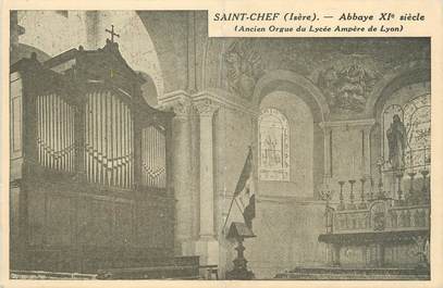 / CPSM FRANCE 38 "Saint Chef" / ORGUE