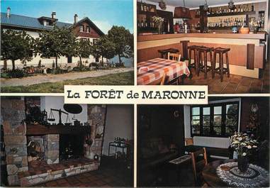 / CPSM FRANCE 38 "La Garde en Oisans, hôtel restaurant La Forêt de la Maronne"
