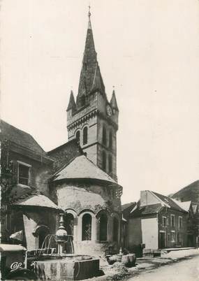 / CPSM FRANCE 38 "Corps, la fontaine et l'église"