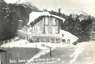 / CPSM FRANCE 38 "Hôtel Garin au col de Porte, Le Charmant"