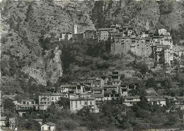 / CPSM FRANCE 06 "Touët sur Var, curieux village à l'entrée des célèbres gorges du Cians"