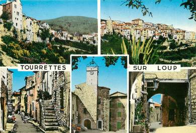 / CPSM FRANCE 06 "Souvenir de Tourrettes sur Loup"