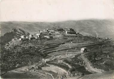 / CPSM FRANCE 06 "Tourettes du château, vue générale et montagne du Cheiron"