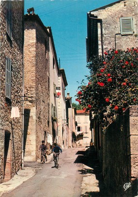 / CPSM FRANCE 06 "Valbonne, cité du raisin d'hiver, rue de l'abattoir"