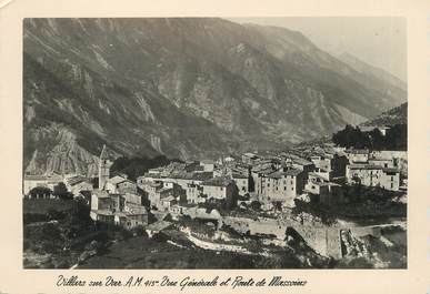 / CPSM FRANCE 06 "Villars sur Var, vue générale et route de Massouins"