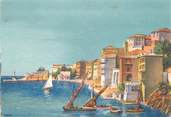 06 Alpe Maritime / CPSM FRANCE 06 " Villefranche sur Mer, le port" / BARRE DAYEZ