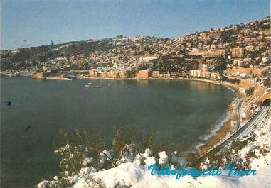 / CPSM FRANCE 06 "Villefranche sur Mer, la rade 8 janvier 1985"