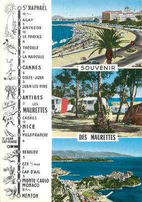 / CPSM FRANCE 06 "Villeneuve Loubet plage, Les Maurettes, Caravaning"